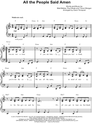 All the People Said Amen