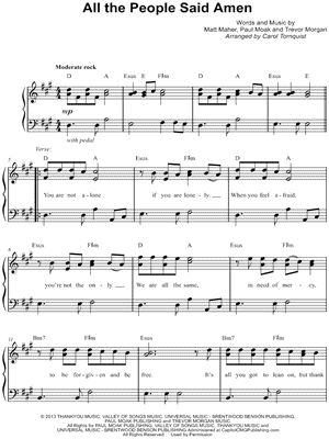 All the People Said Amen