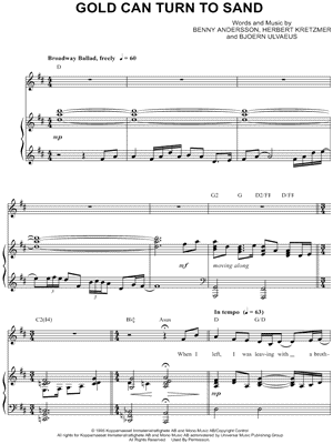 Gold Can Turn to Sand