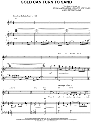 Gold Can Turn to Sand