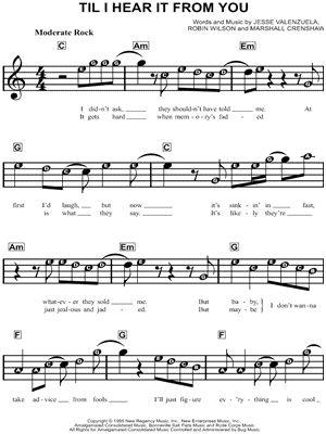 Til I Hear It From You