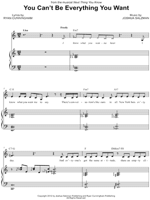 You Can't Be Everything You Want