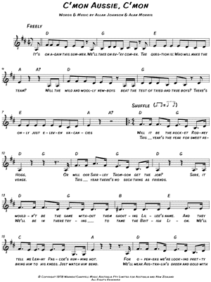 C'mon Aussie, C'mon