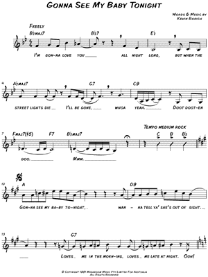 Gonna See My Baby Tonight