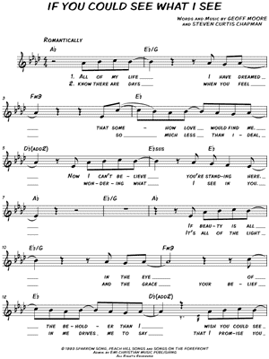 If You Could See What I See