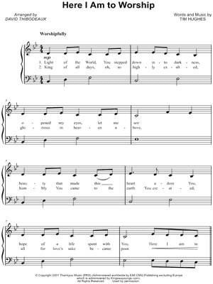 Here I Am to Worship