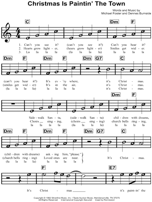 Christmas Is Paintin' The Town