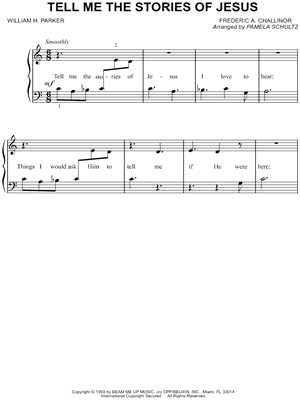 Tell Me The Stories Of Jesus by Pamela Schultz - Sheet Music