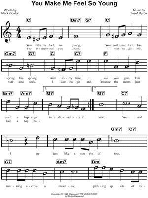 You Make Me Feel So Young