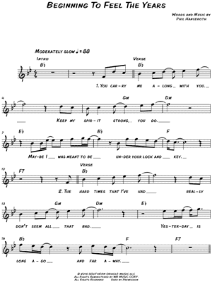 Beginning to Feel the Years