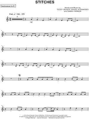 Stitches - Eb Instrument