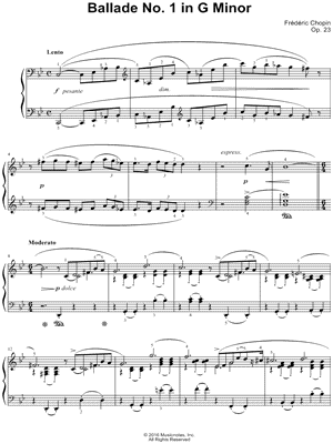 Ballade No. 1 in G Minor, Op. 23