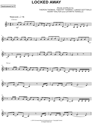 Locked Away - F Instrument