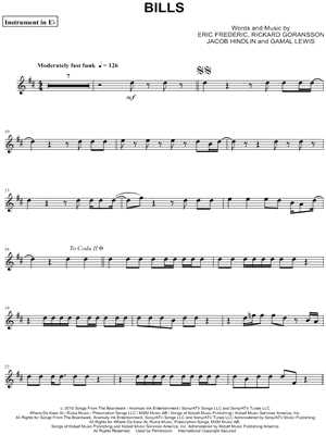Bills - Eb Instrument