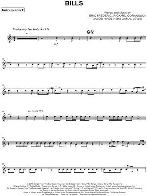 Bills - F Instrument