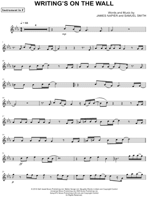 Writing's on the Wall - F Instrument
