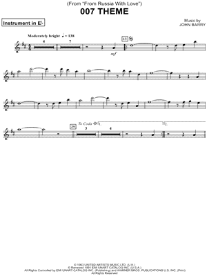007 Theme - Eb Instrument