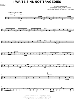 I Write Sins Not Tragedies - Viola