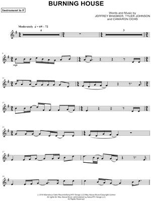 Burning House - F Instrument