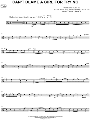 Can't Blame a Girl for Trying - Viola