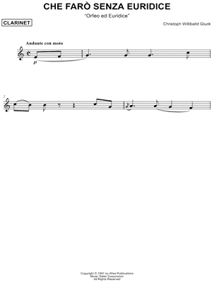 Che Faro Senza Euridice