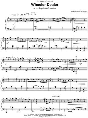 Wheeler Dealer by Emerson Peters - Sheet Music