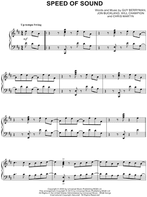 Speed of Sound [jazz version]