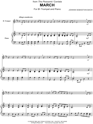 Cantata Number 212 "Peasants Cantata", BWV 212 by Johann Sebastian Bach - Sheet Music