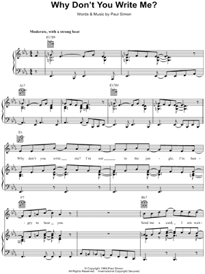 Why Don't You Write Me?