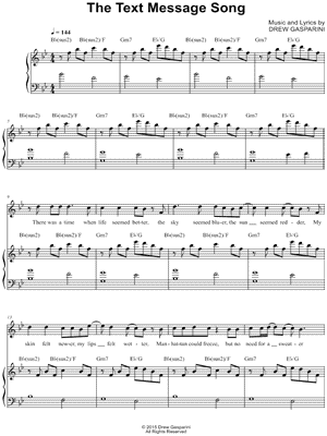 The Text Message Song