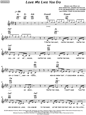 Love Me Like You Do by Ellie Goulding - Sheet Music