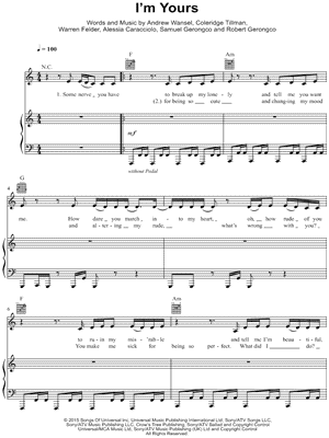 I'm Yours