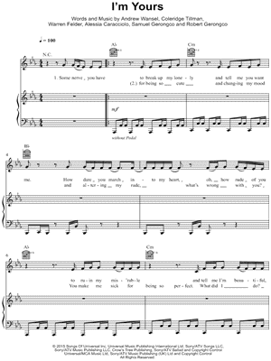 I'm Yours