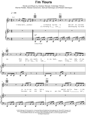I'm Yours