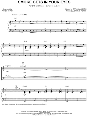 Smoke Gets in Your Eyes