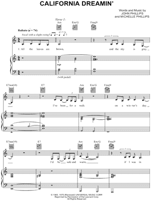 California Dreamin'
