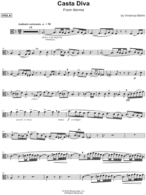 Casta Diva - Viola