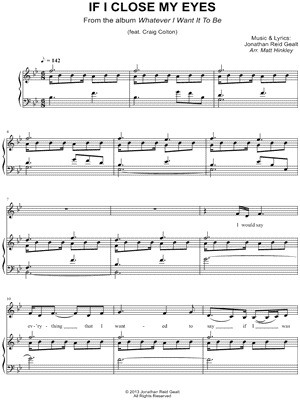 If I Close My Eyes