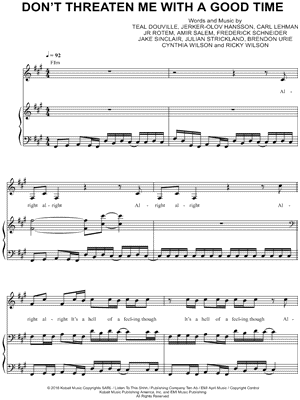 Don't Threaten Me with a Good Time