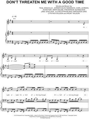 Don't Threaten Me with a Good Time