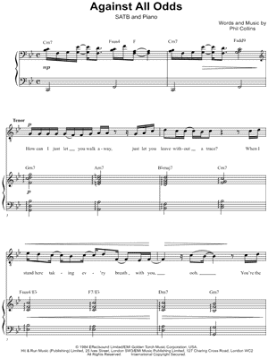 Against All Odds (Take a Look at Me Now)