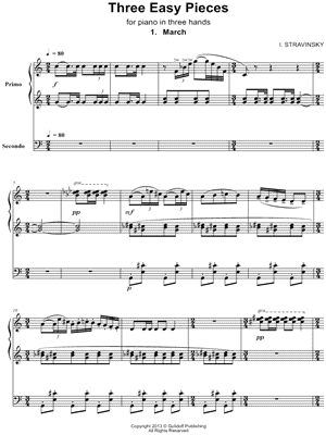 Three Easy Pieces: 1. March