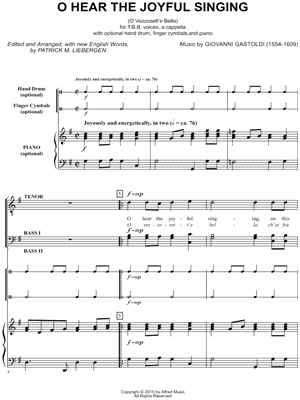 O Hear the Joyful Singing