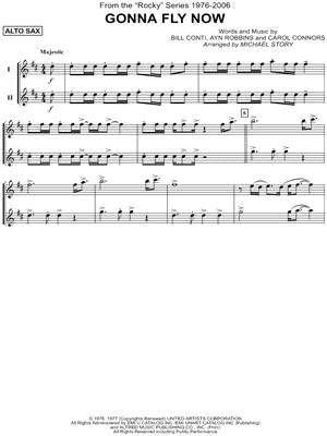 Gonna Fly Now from Rocky - Sheet Music