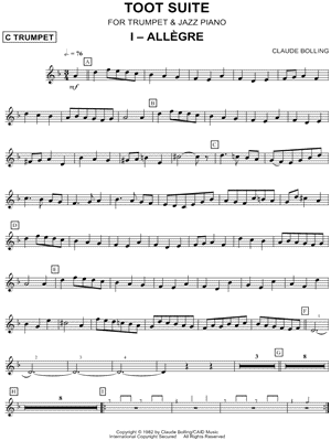 Toot Suite: I. Allègre - C Trumpet