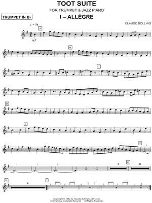 Toot Suite: I. Allègre - Bb Trumpet
