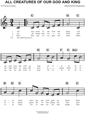 All Creatures of Our God and King