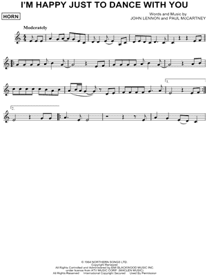 I'M HAPPY JUST TO DANCE WITH YOU