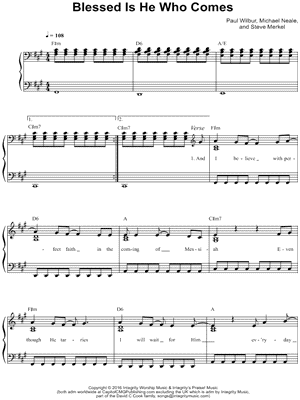 Blessed Is He Who Comes