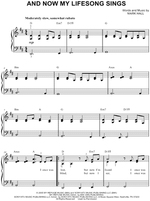 And Now My Lifesong Sings